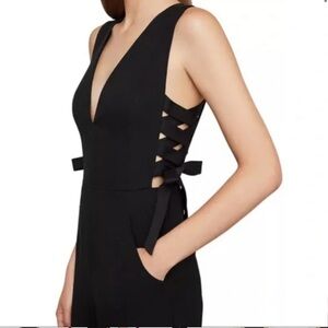 BCBG MaxAzria lace up pantsuit